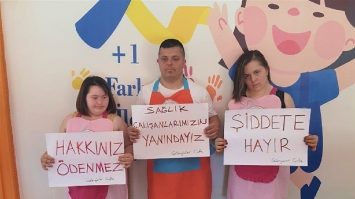 Özel sporculardan sağlık çalışanlarına destek