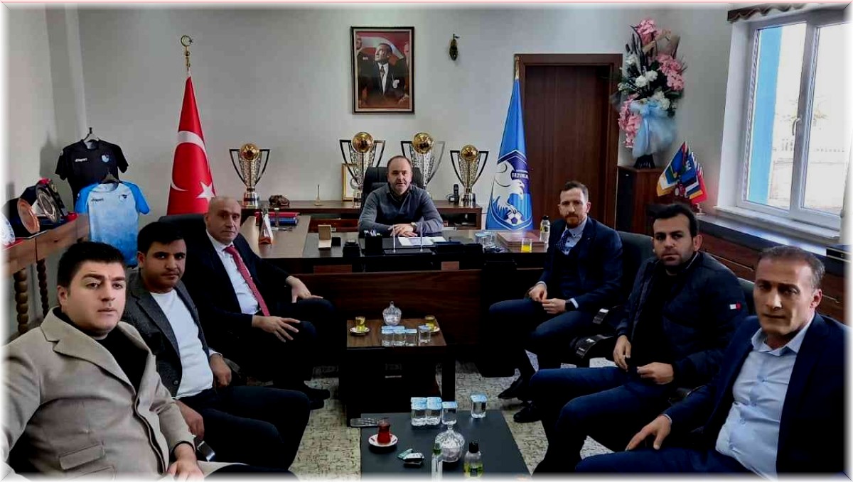 Öztürk BB Erzurumspor Kulübü'nü ziyaret etti