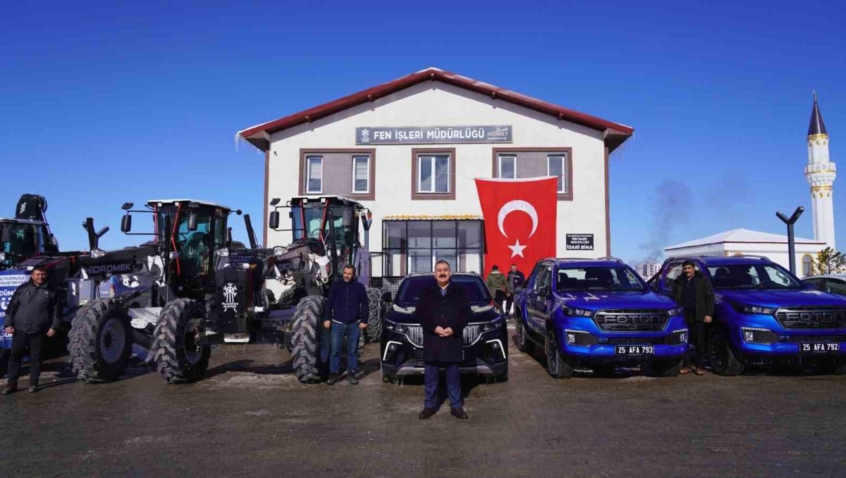 Palandöken Belediyesi araç filosunu güçlendirmeyi sürdürüyor