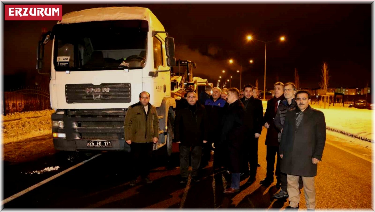 Palandöken Belediyesi tüm imkânlarıyla depremzedelerin yanında