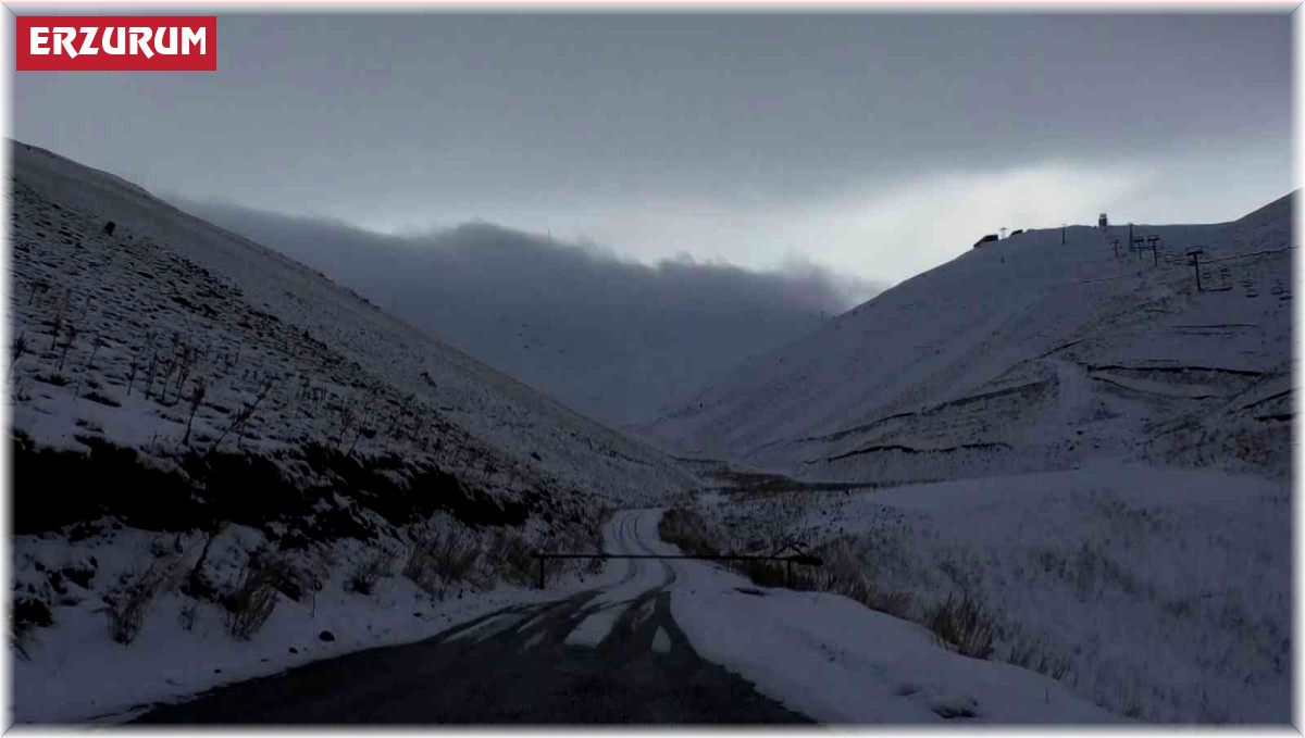 Palandöken beyaz gelinliğini giydi