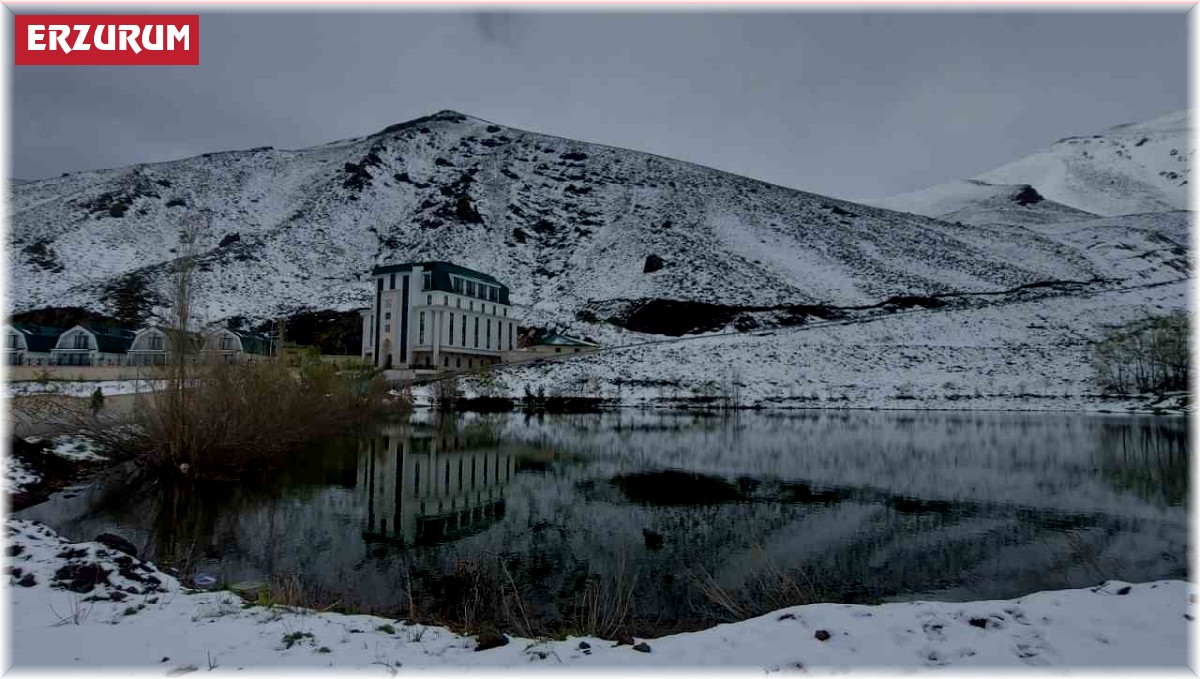 Palandöken beyaza büründü