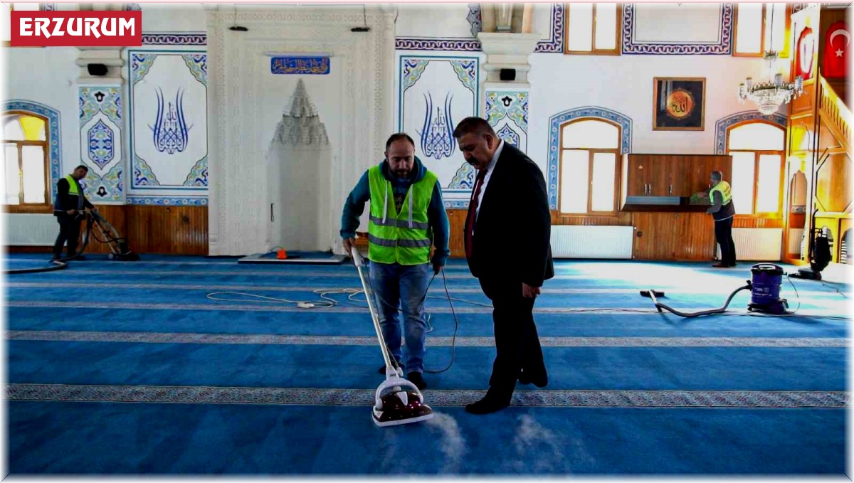 Palandöken'de camiler Ramazan ayına hazır