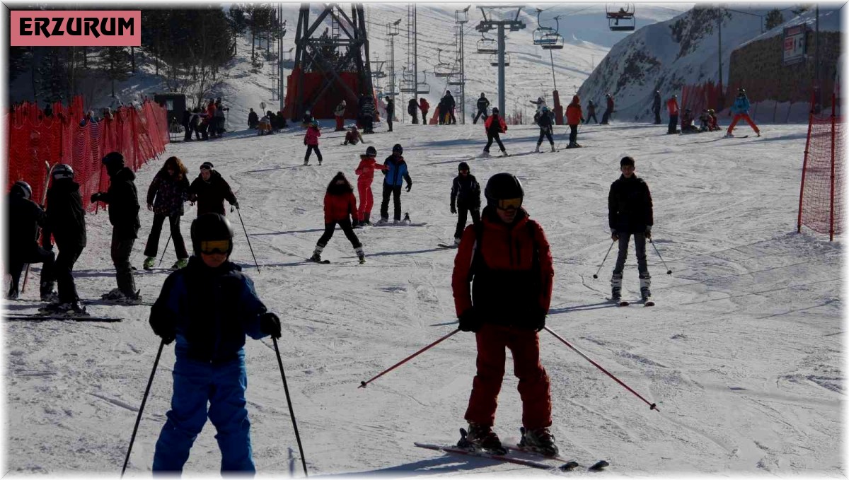 Palandöken'de doluluk oranı yüzde yüze ulaşan oteller sömestirde binleri ağırlayacak