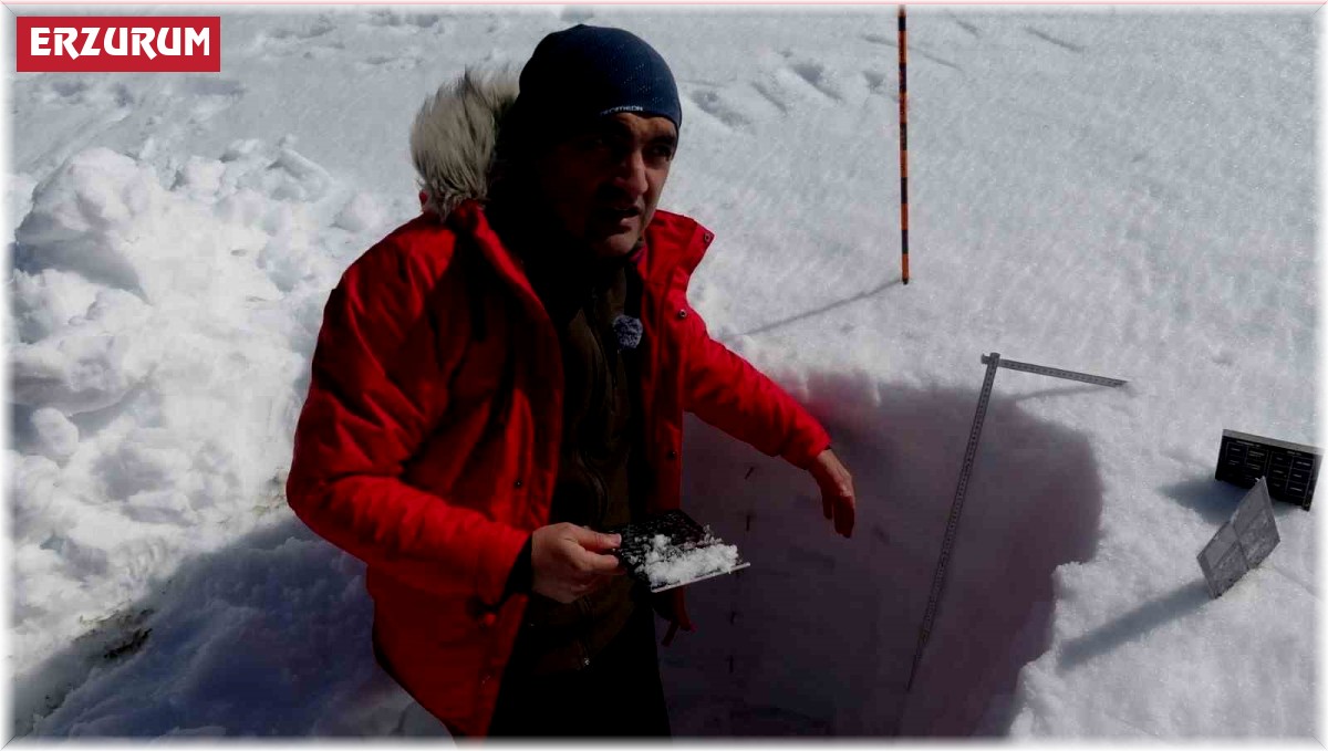 Palandöken'de güvenli pistler için çığ risk analizi