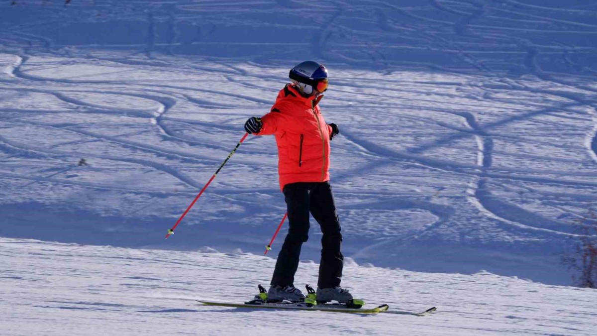 Palandöken'de kayak keyfi