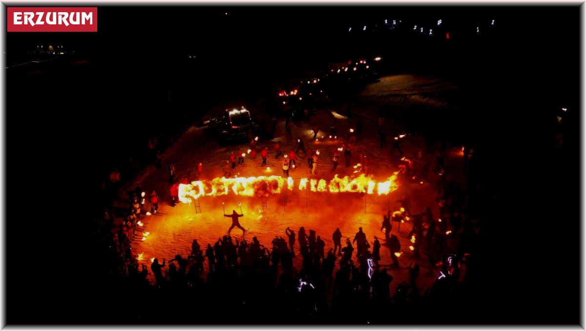 Palandöken'de sezon açılışı nefes kesti