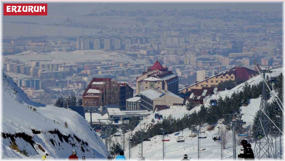Palandöken'de sömestri tatili bereketi