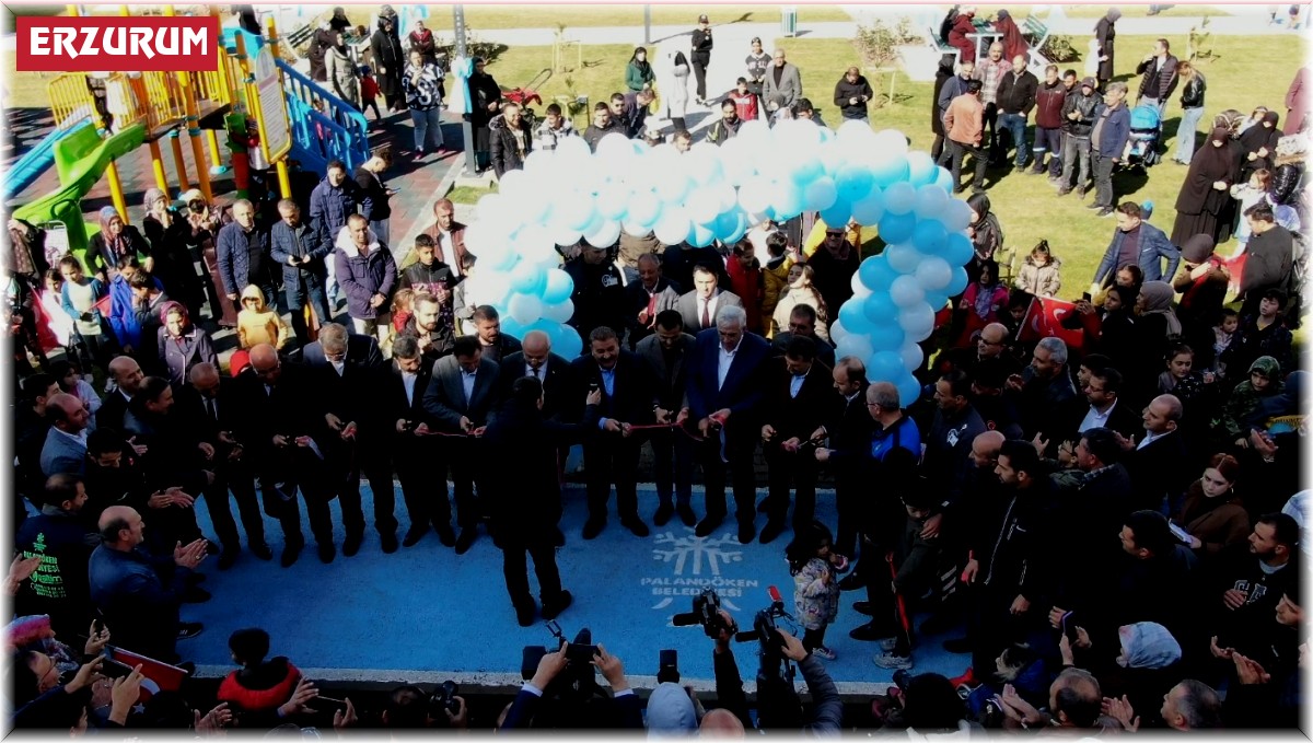 Palandöken'de yeni bir park daha hizmete sunuldu