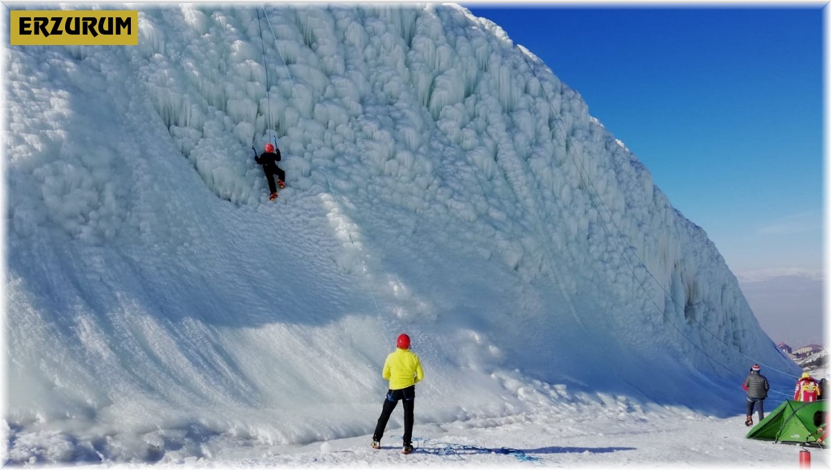 Palandökende buz tırmanışı nefesleri kesecek