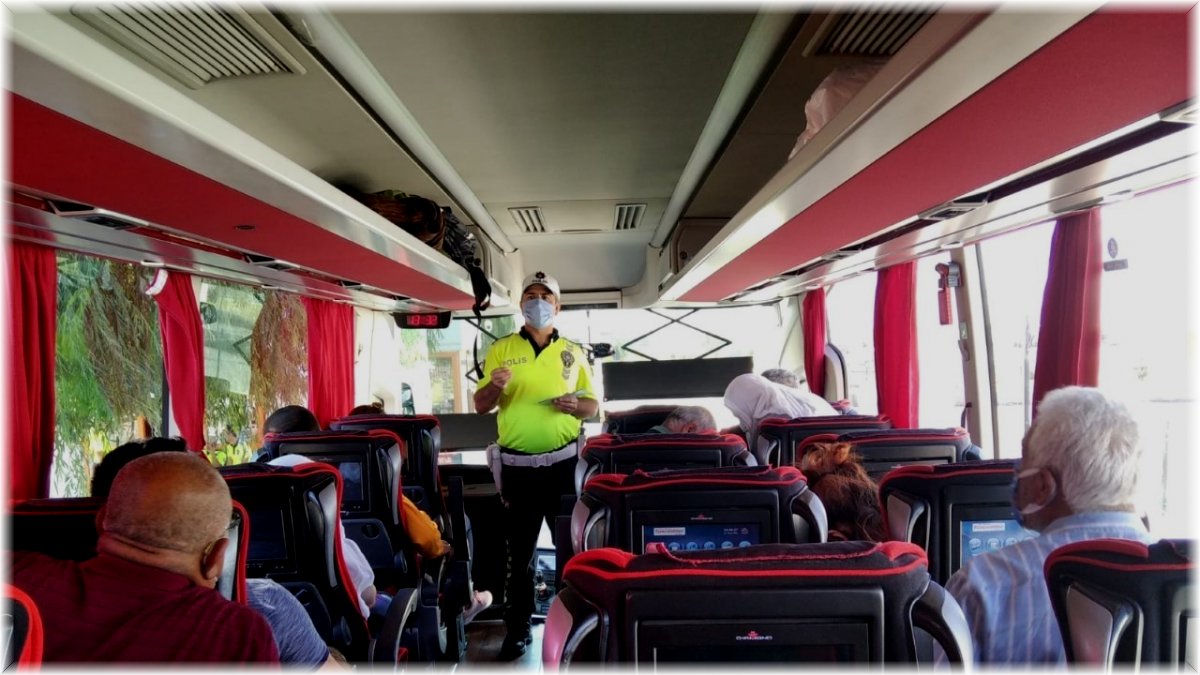 Pandemi hatırlatıldı trafik kuralları anlatıldı