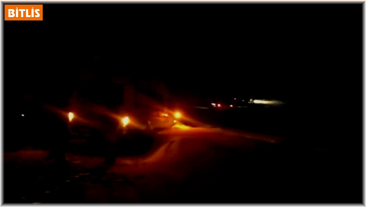 Panor Dağı'nda mahsur kalan 20 araç ve 60 kişi kurtarıldı