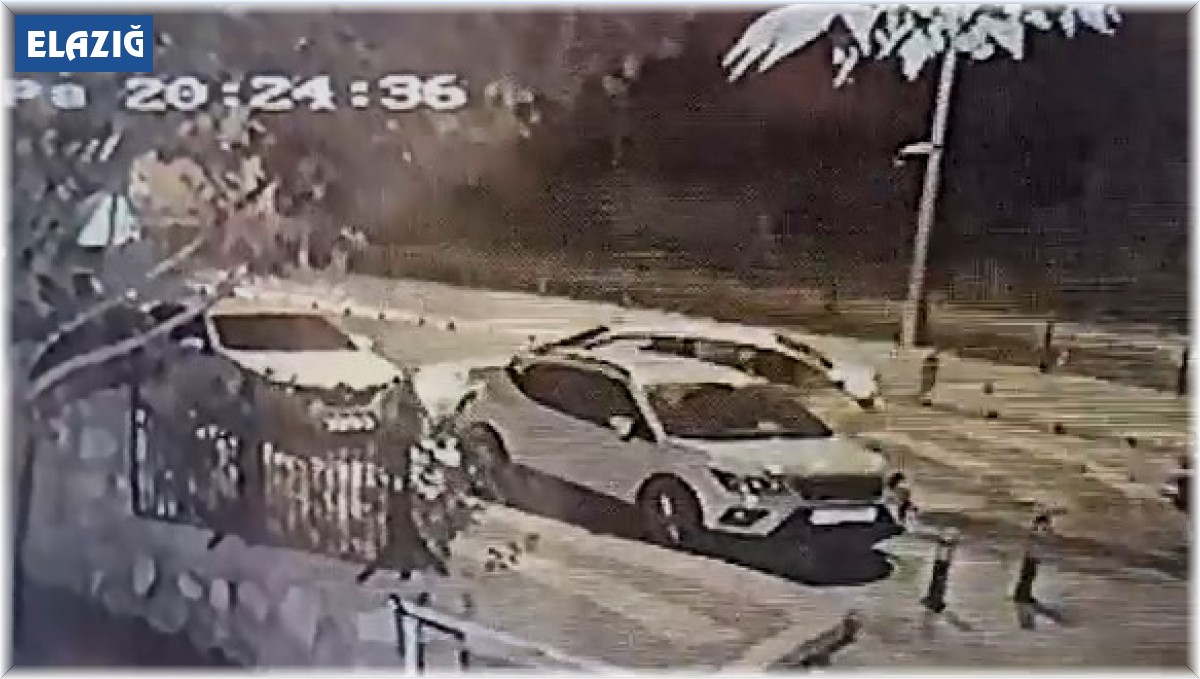 Park halindeki otomobile çarptı, bir şey olmamış gibi gitti