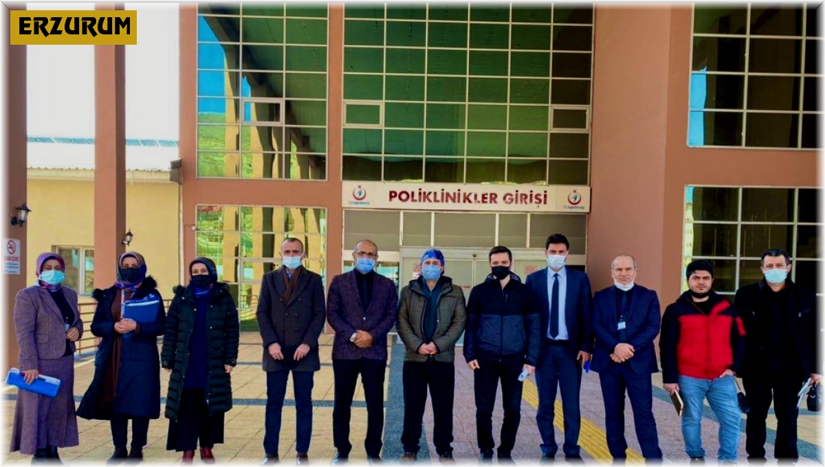 Pasinler İbrahim Hakkı Devlet Hastanesi çalışmalarına hız kesmeden devam ediyor