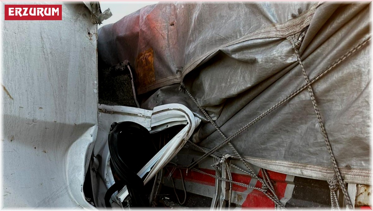 Pasinler-Köprüköy yolunda kaza; 1 ölü 1 yaralı