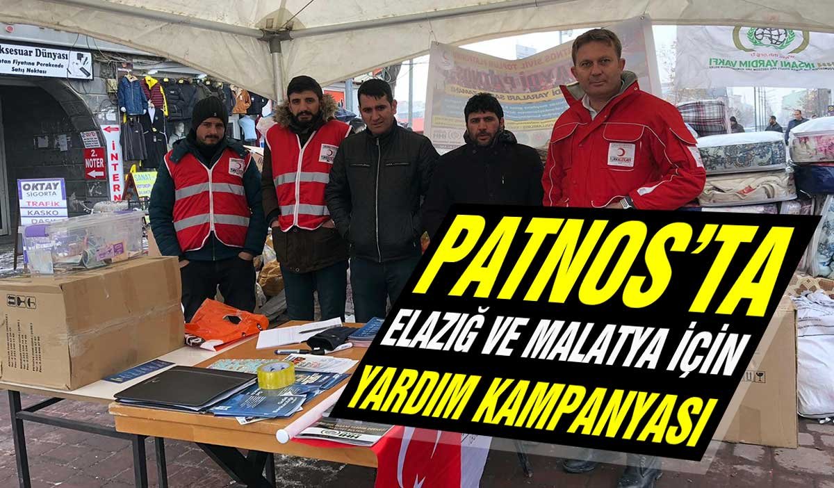 PASTOP, Elazığ ve Malatya  için yardım kampanyası başlattı