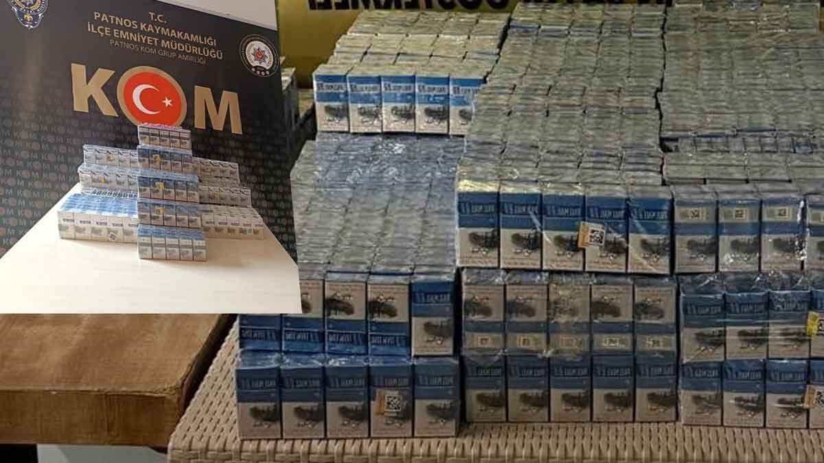 Patnos'ta 16 Adrese Eş Zamanlı Kaçakçılık Operasyonu: 9.675 Paket Kaçak Sigara ve Ruhsatsız Silahlar Ele Geçirildi