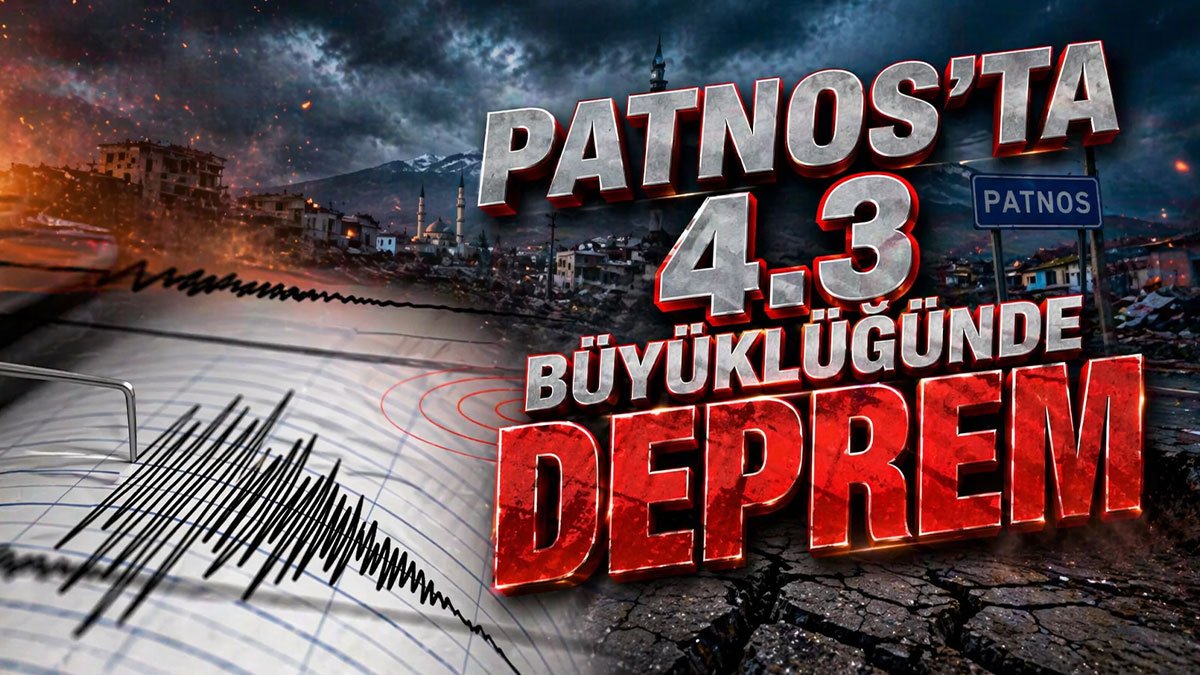 Patnos'ta 4,3'lük deprem sonrası aynı gün yeni sarsıntılar kaydedildi