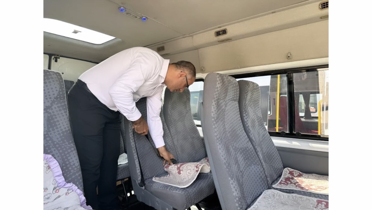 Patnos'ta Öğrenci Servislerine Yeni Eğitim Yılı Denetimi