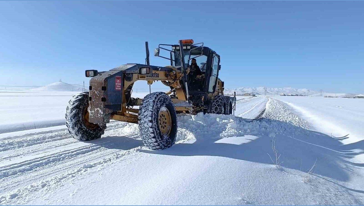 Patnos'ta tüm yollar ulaşıma açıldı