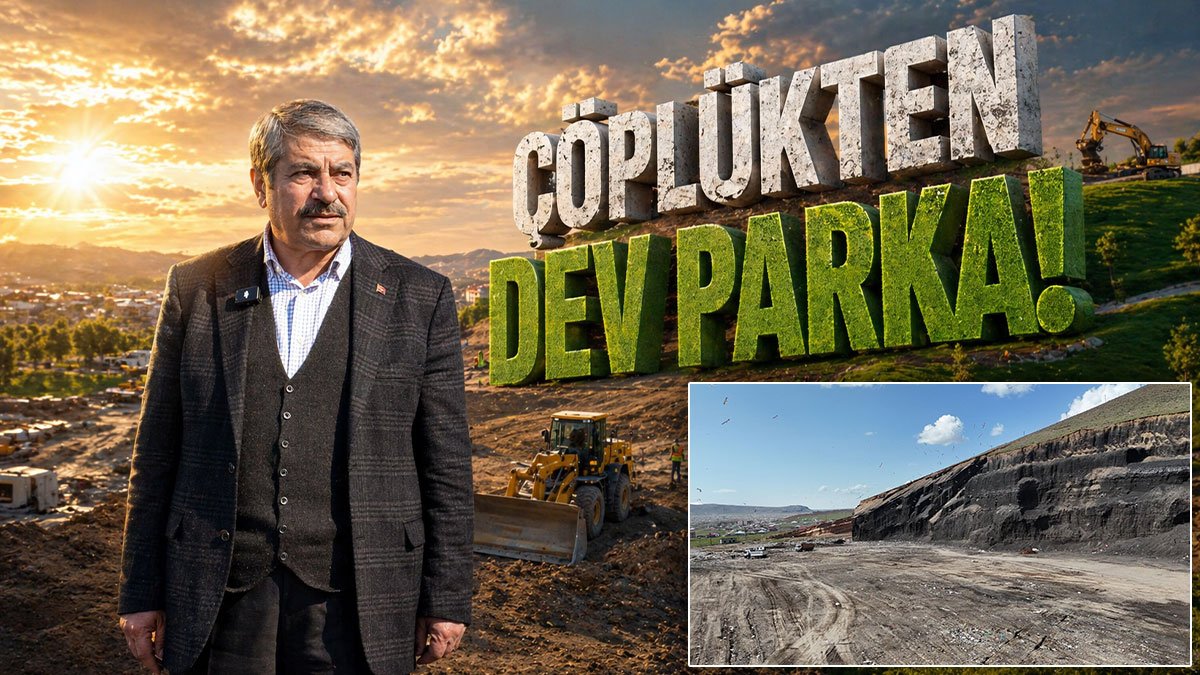 Patnos'taki çöplük alan park oluyor, koku ve kirlilik sona eriyor
