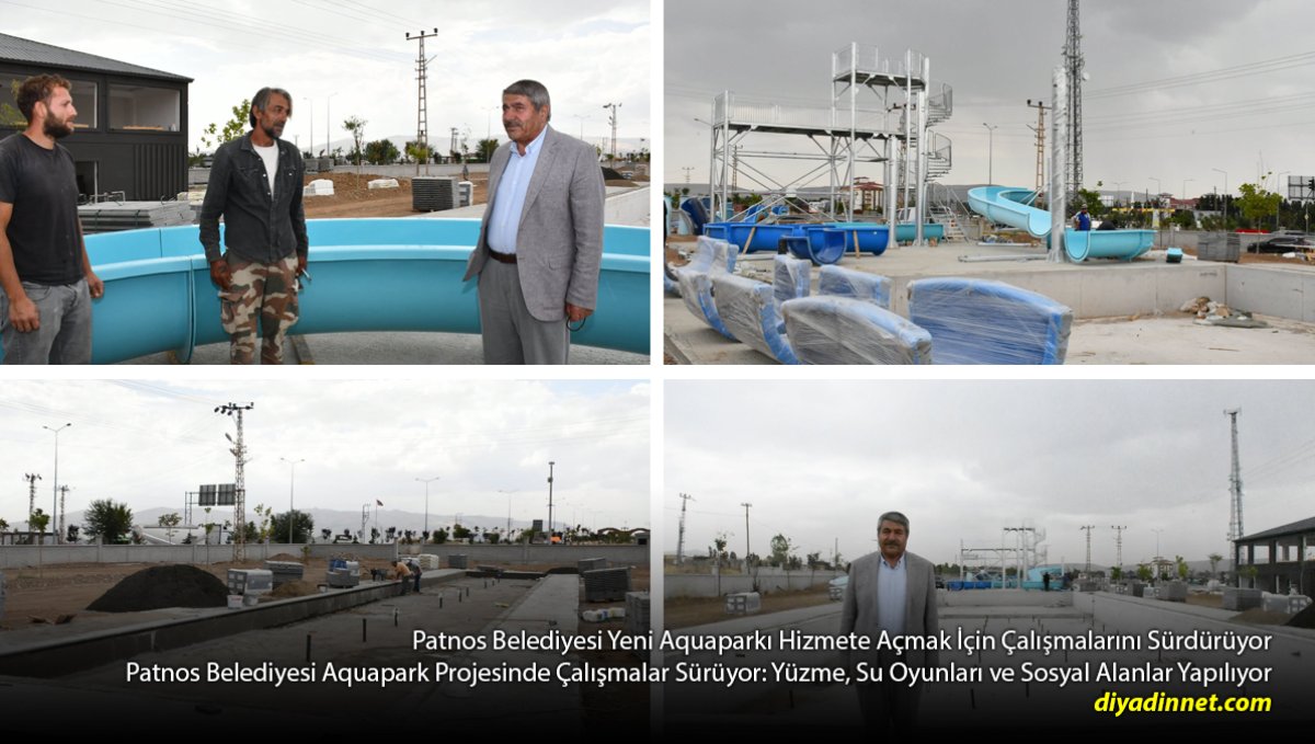 Patnos'un Yeni Aquaparkında Neler Yer Alacak? Projede Öne Çıkan 5 Alan