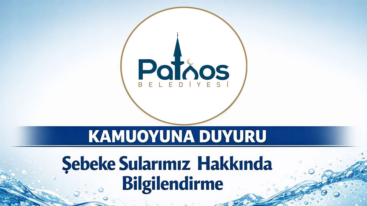 Patnos’ta Şebeke Suyunda Bulanıklık: Belediyeden Açıklama Geldi