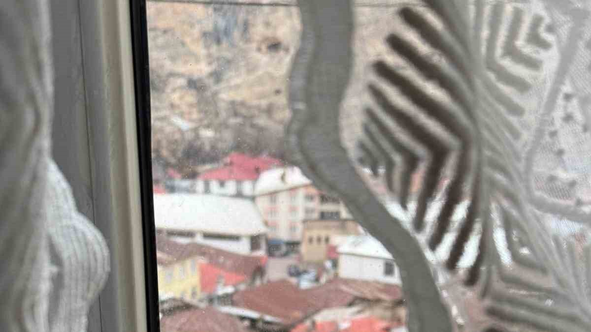 Penceresine kınalı Keklik Kondu