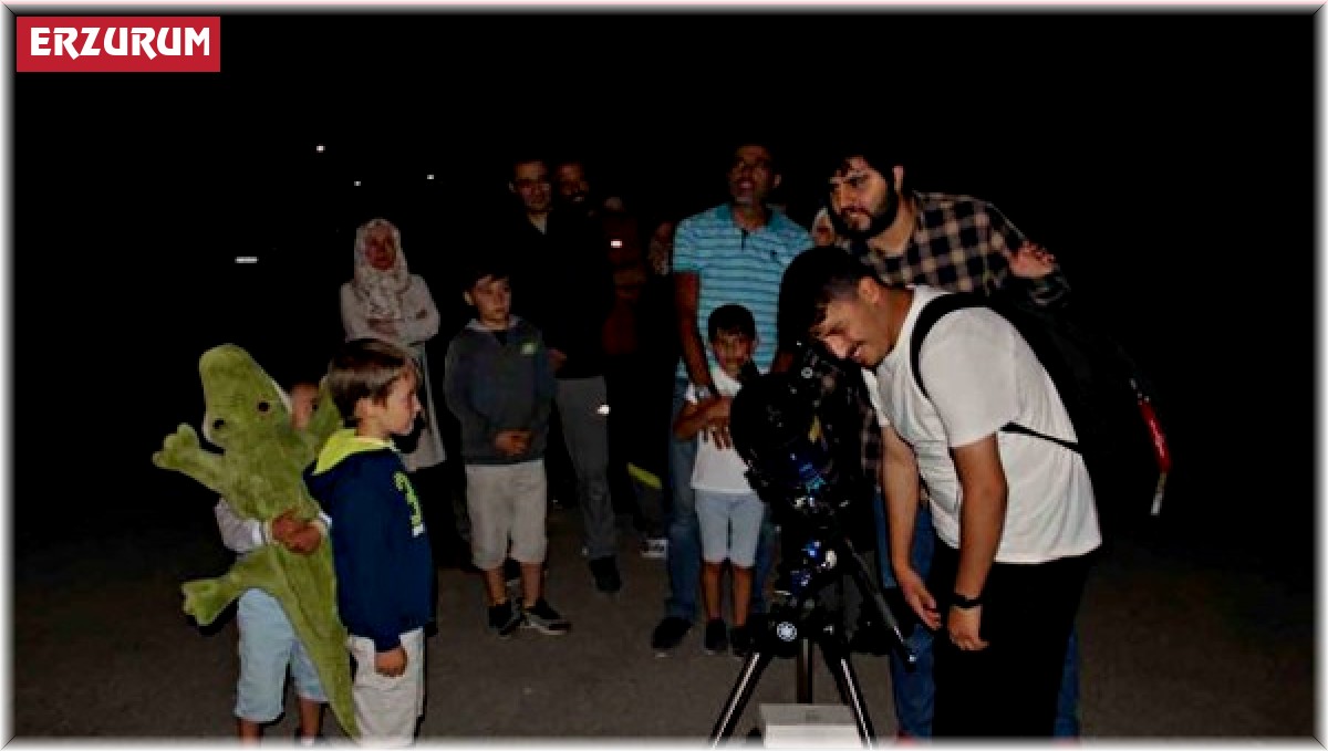 Perseid meteor yağmuru, Atatürk Üniversitesinde heyecanla izlendi