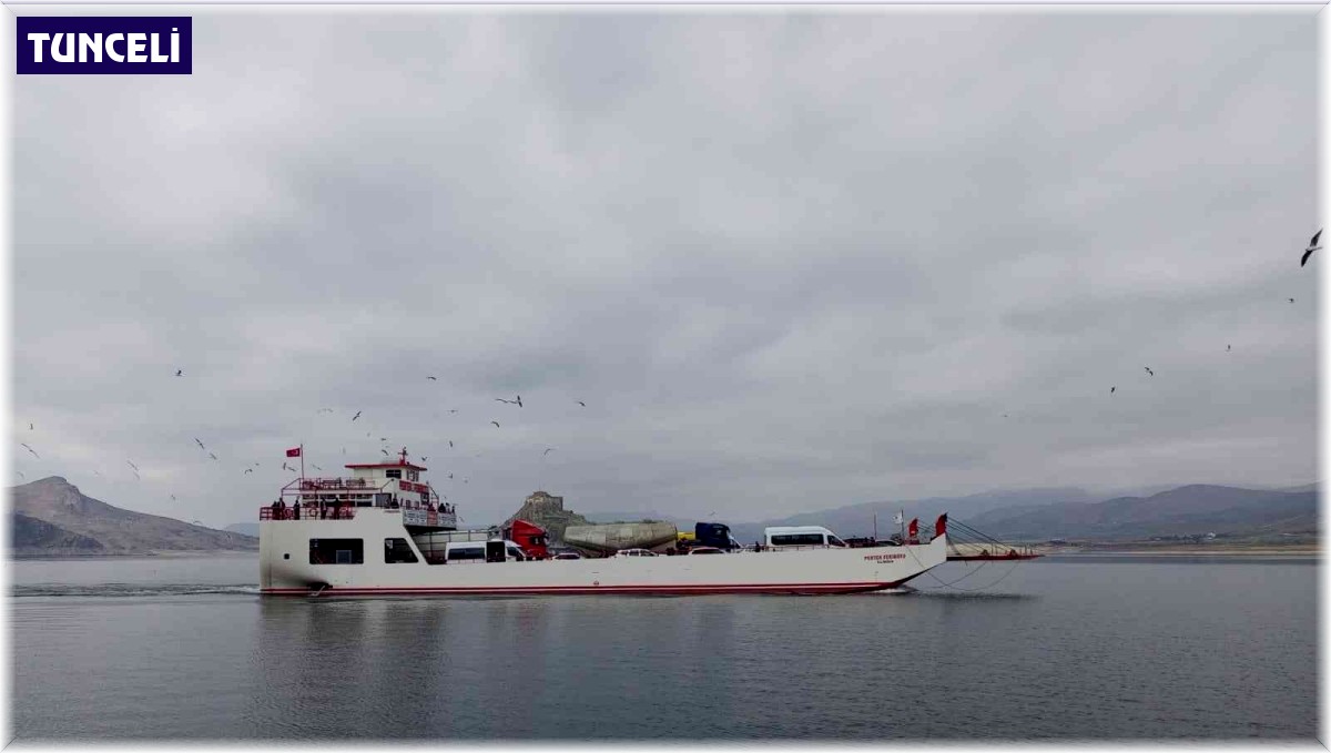 Pertek'te feribotlar, 31 Aralıkta ücretsiz hizmet verecek
