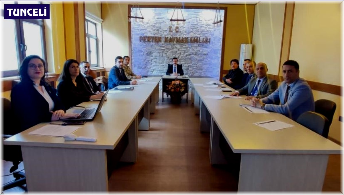 Pertek'te kadına yönelik şiddetle mücadele toplantısı