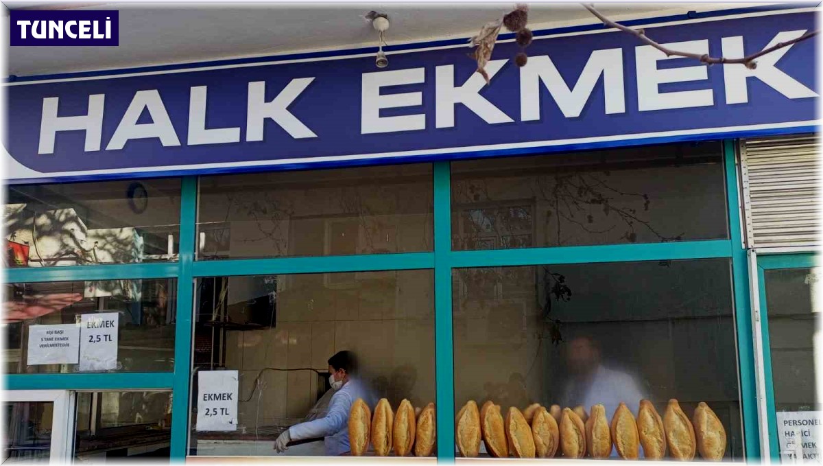 Pertek'ten deprem bölgesine günde 10 bin ekmek