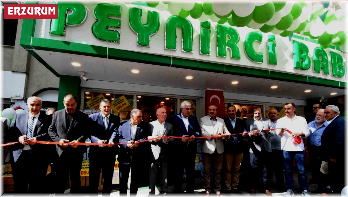 Peynirci Baba Erzurum'da 151'nci şubesini hizmete açtı