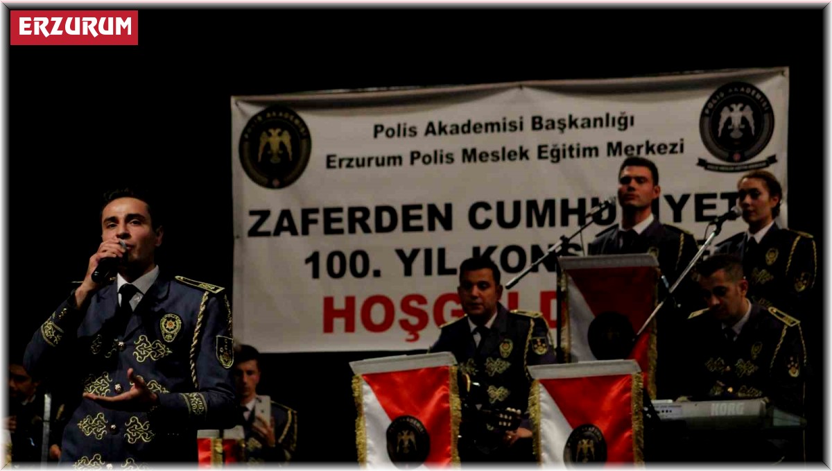Polis Akademisi Orkestrası'ndan Erzurum'da unutulmaz konser