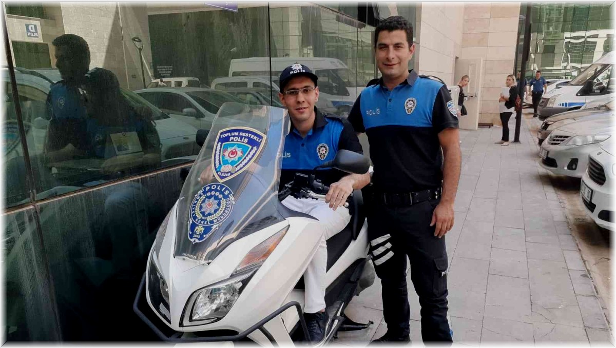 Polis ekipleri engelli ve özel çocukları sevindirdi