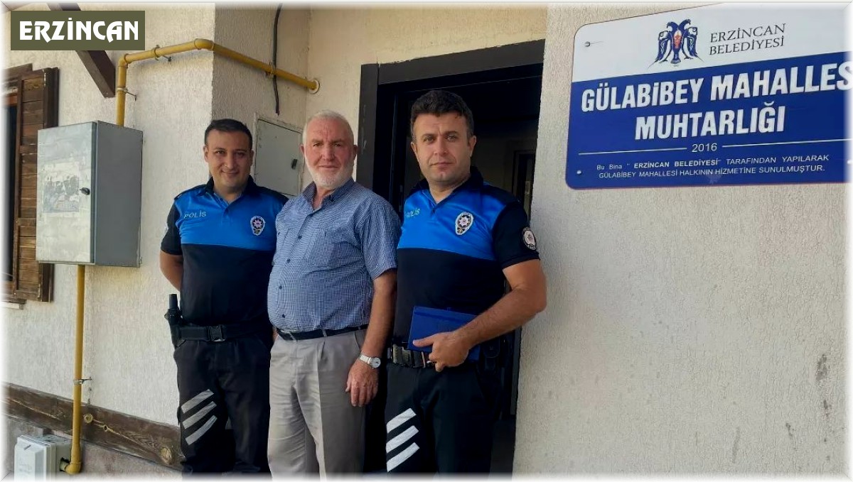 Polis ekipleri muhtarlarla buluşuyor