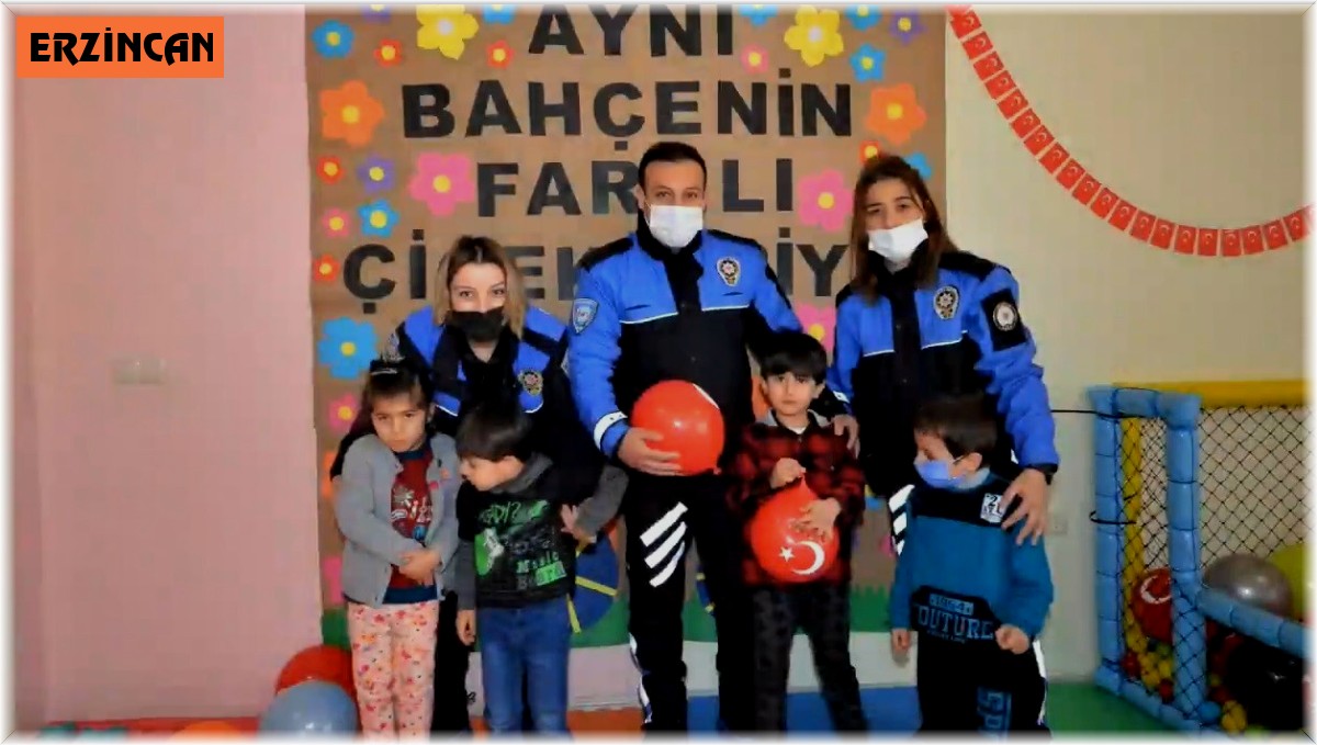 Polis ekipleri özel öğrencilerle bir araya geldi