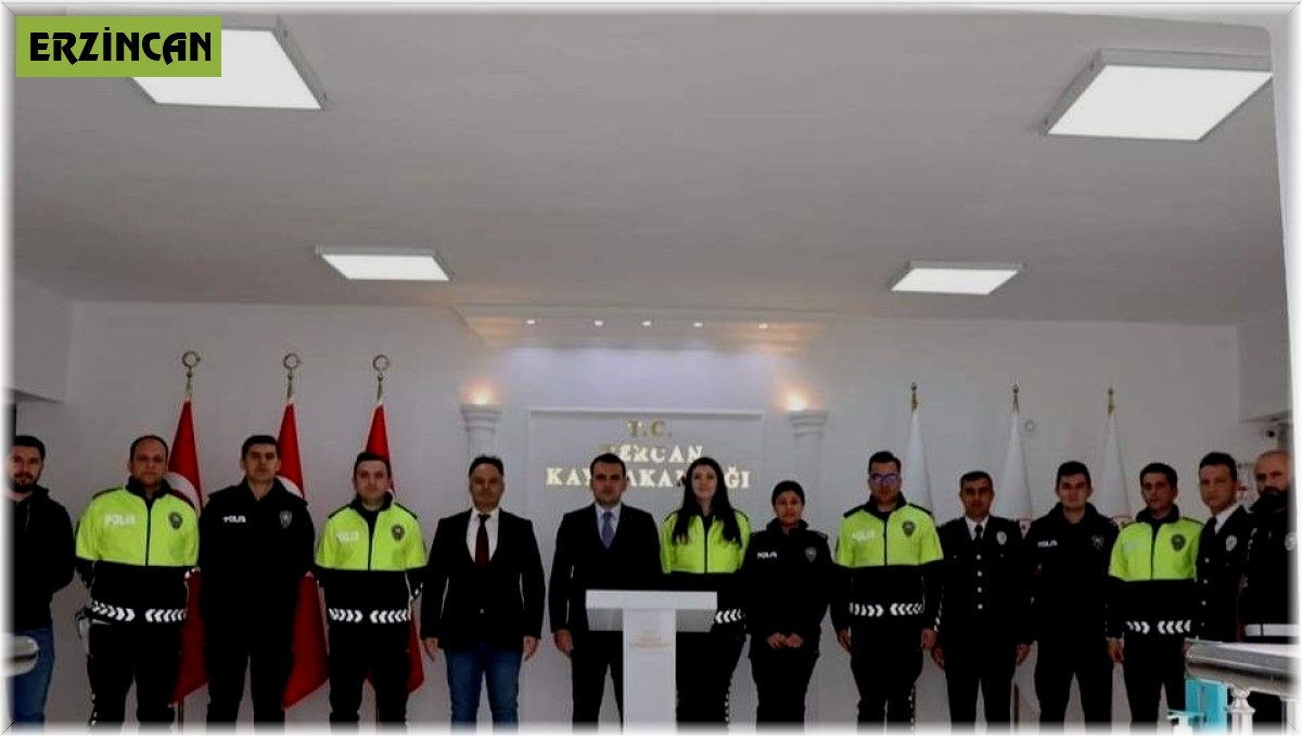 Polis teşkilatından kaymakama ziyaret