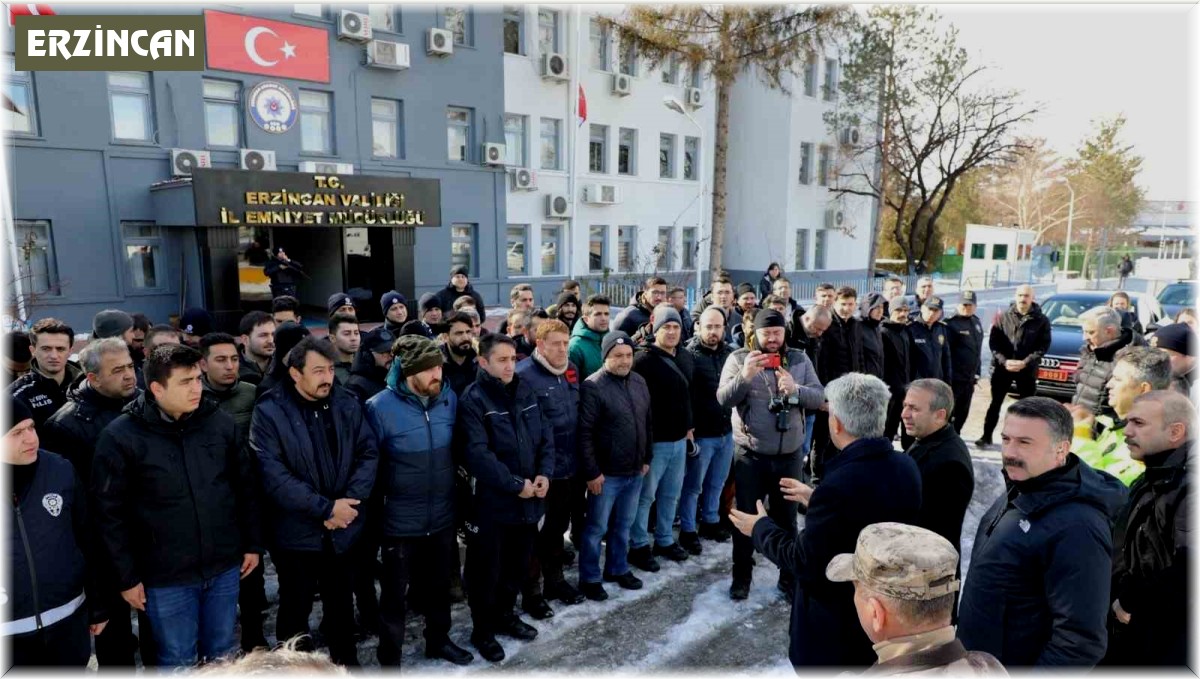 Polisler deprem afet bölgesine uğurlandı