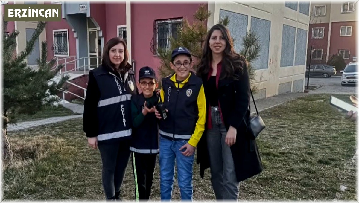 Polislerden epilepsi hastası çocuklara moral ziyareti