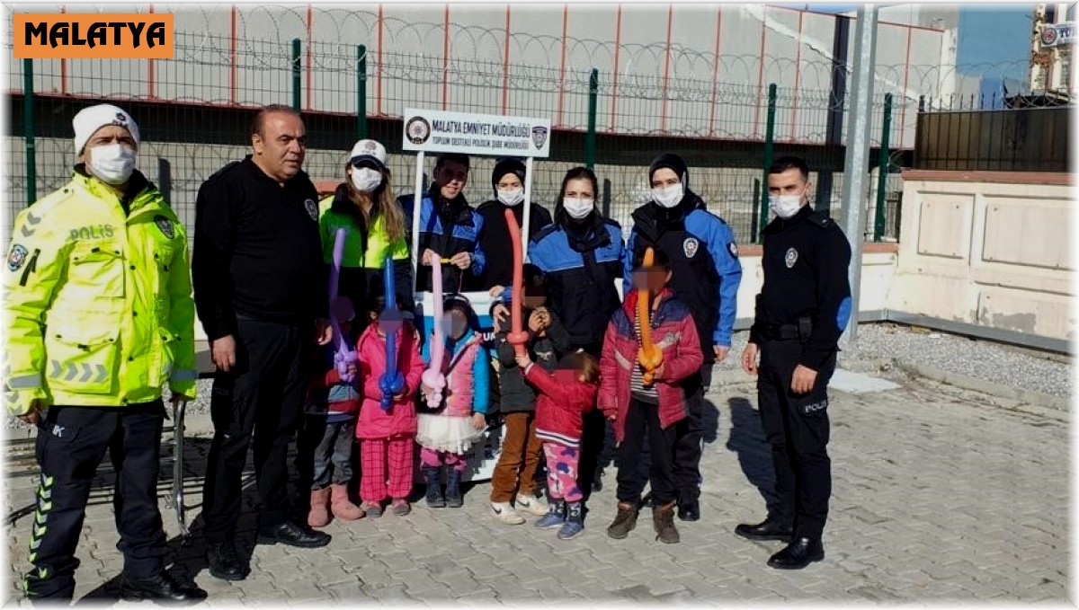 Polisten dilenen çocuklara yönelik farkındalık çalışması