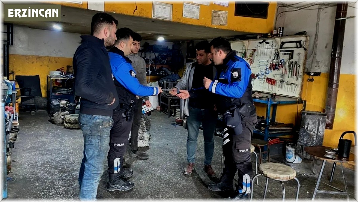 Polisten dolandırıcılara karşı sanayi esnafına uyarı