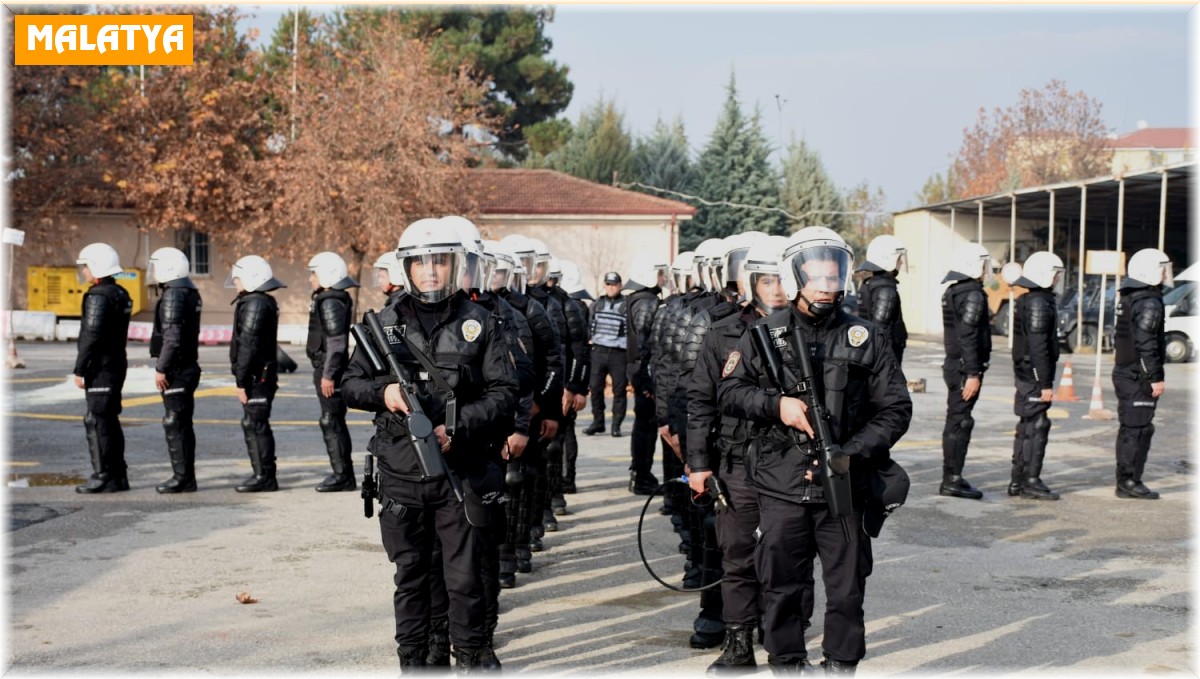 Polisten gerçeği aratmayan tatbikat