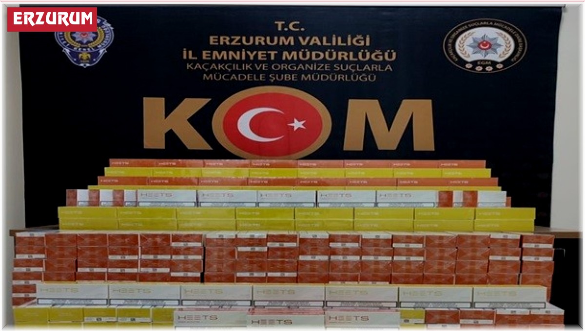 Polisten kaçak sigara operasyonu