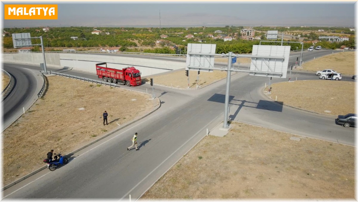 Polisten kaçtı, drondan kaçamadı