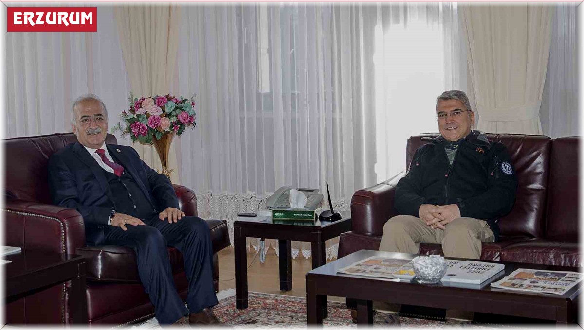 POMEM Müdürü Özdemir'den Rektör Çomaklı'ya ziyaret