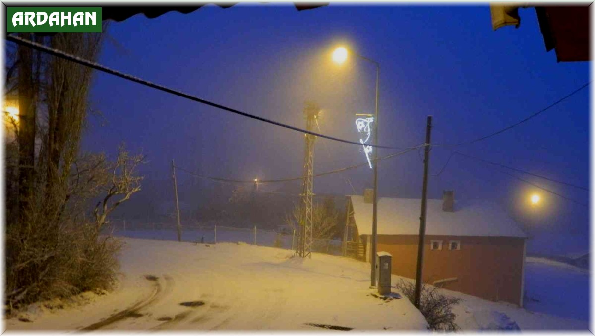 Posof beyaza büründü