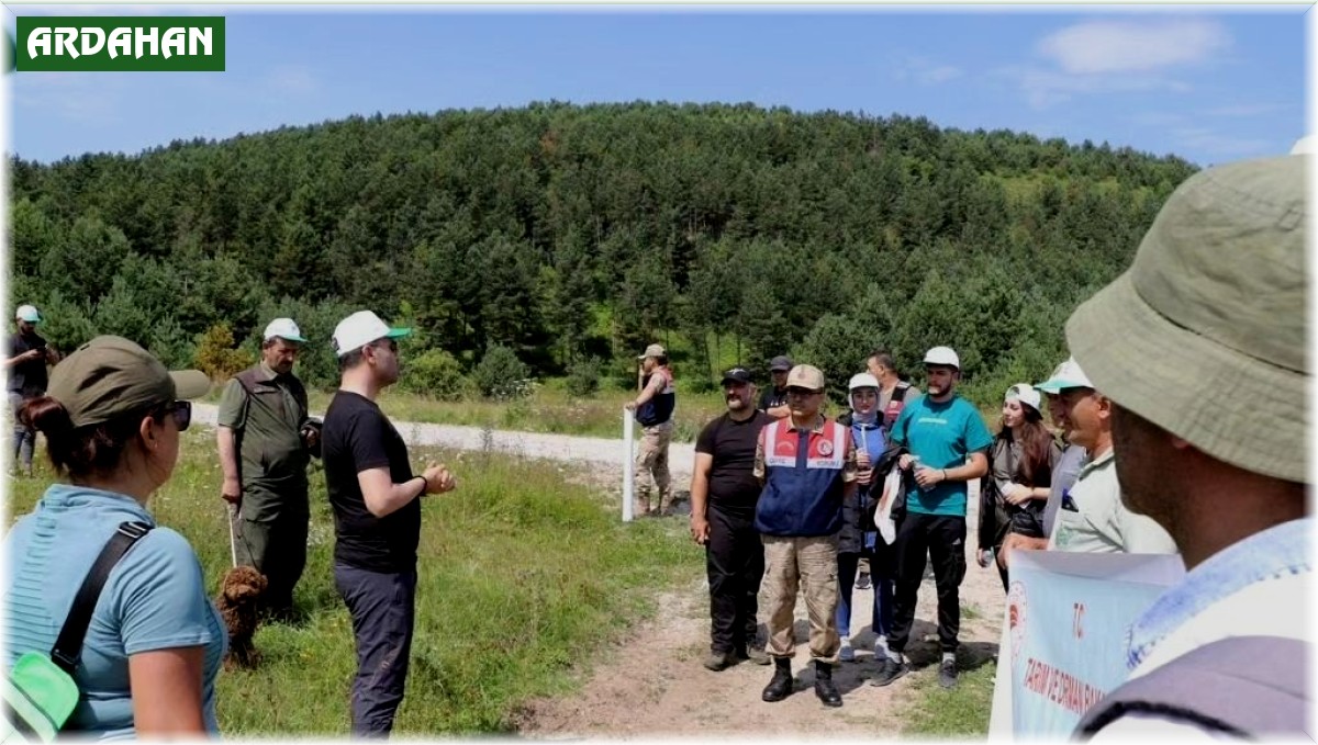 Posof ilçesinde kamp kurup doğa yürüyüşü yapıldı