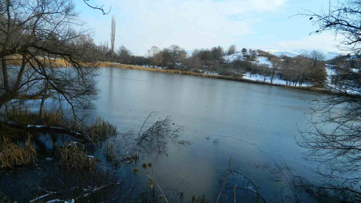 Posof'ta göller dondu