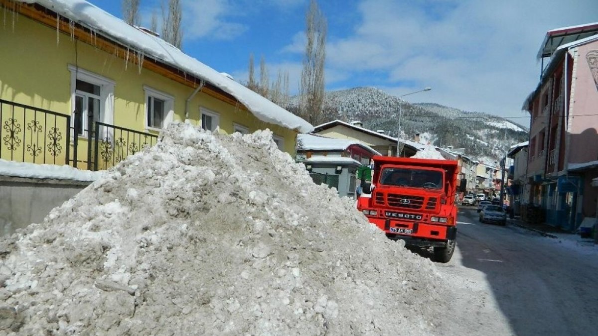 Posof'ta kar hayatı olumsuz etkiliyor